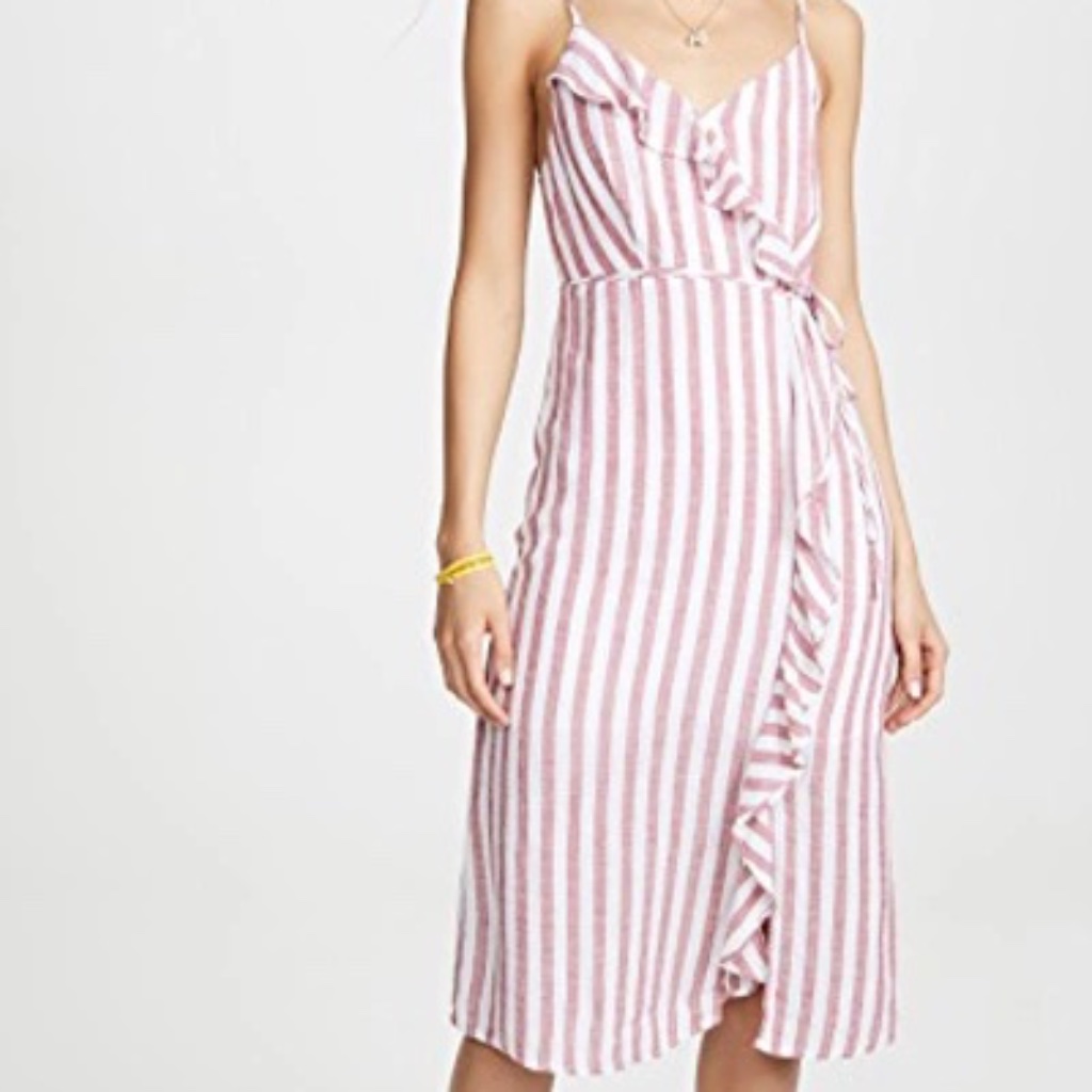 Rails - Ariel Sleeveless Dress In Carmine Stripe